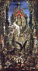 Jupiter and Semele by Gustave Moreau, 1895