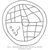 Fig. 2.Sand-painting for boys initiation as sketched by Salvador Cuevas.