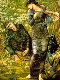 The Beguiling of Meriln, by Edward Burne-Jones [1873-4] (Public Domain Image)