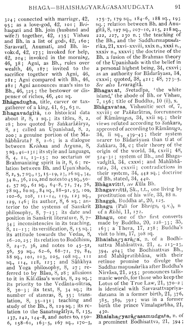 Page 91. Bhaga—Bhaishagyar&acirc;gasamudgata